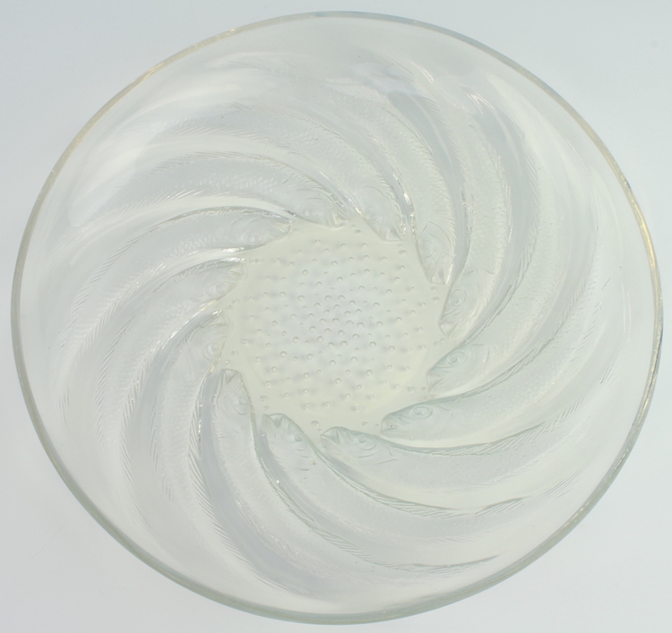 Rene Lalique Poissons Plate 