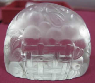 R. Lalique Prunes Menu Holder