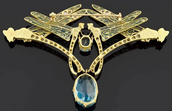 R. Lalique Quatre Libellules Brooch 2 of 2