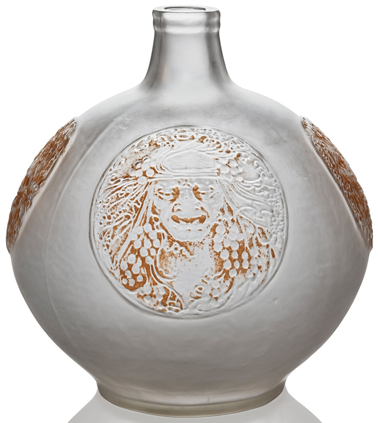R. Lalique Quatre Masques Vase