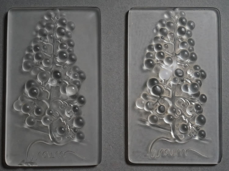 R. Lalique Raisin Muscat Menu