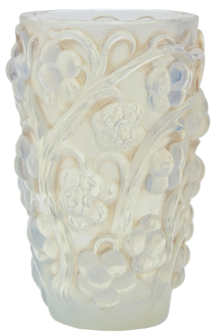 R. Lalique Raisins Vase