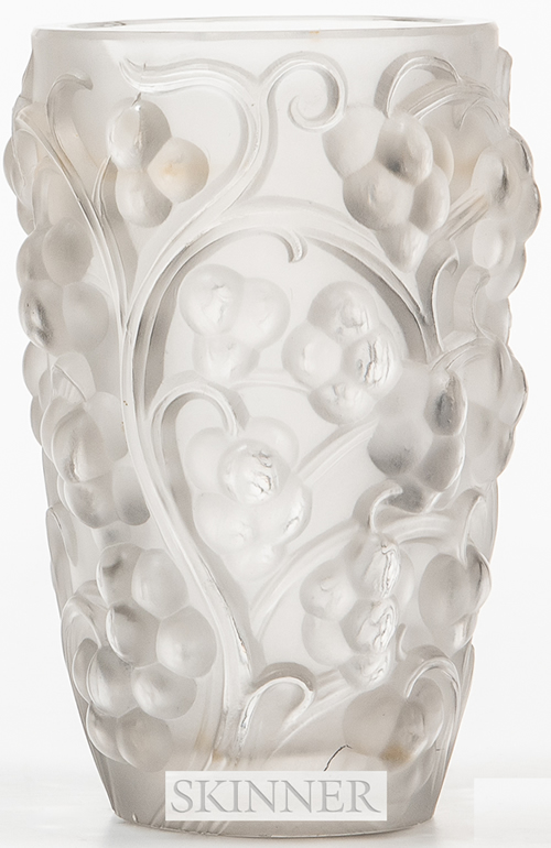 R. Lalique Raisins Vase