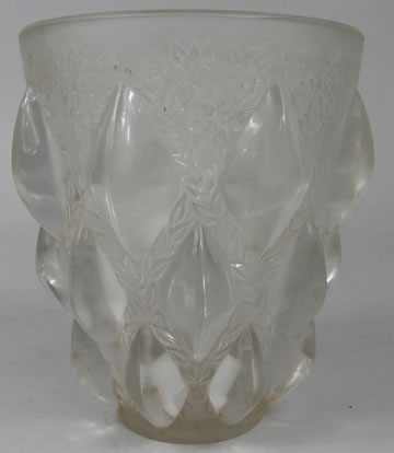 R. Lalique Rampillon Vase