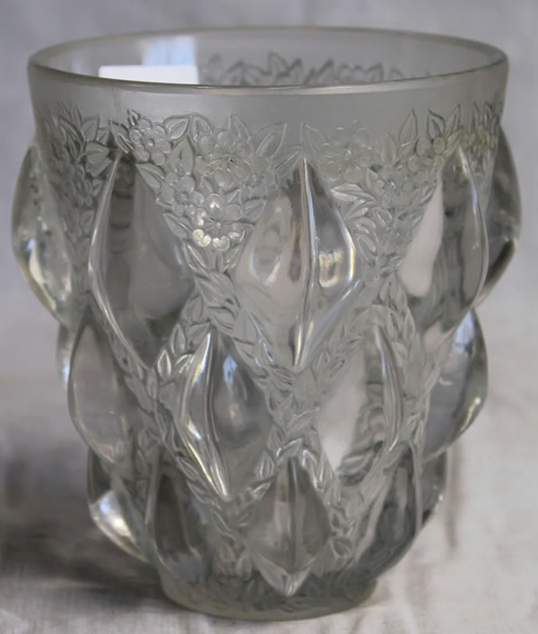 R. Lalique Rampillon Vase