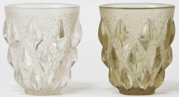 R. Lalique Rampillon Vase
