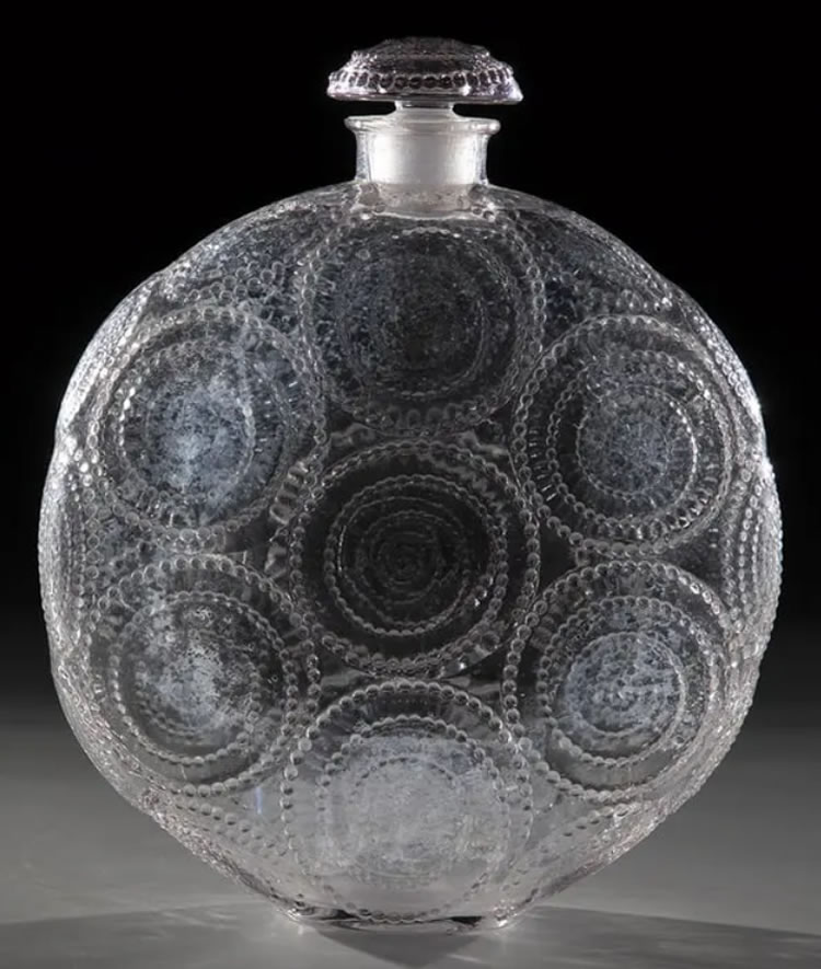 R. Lalique Relief Perfume Bottle