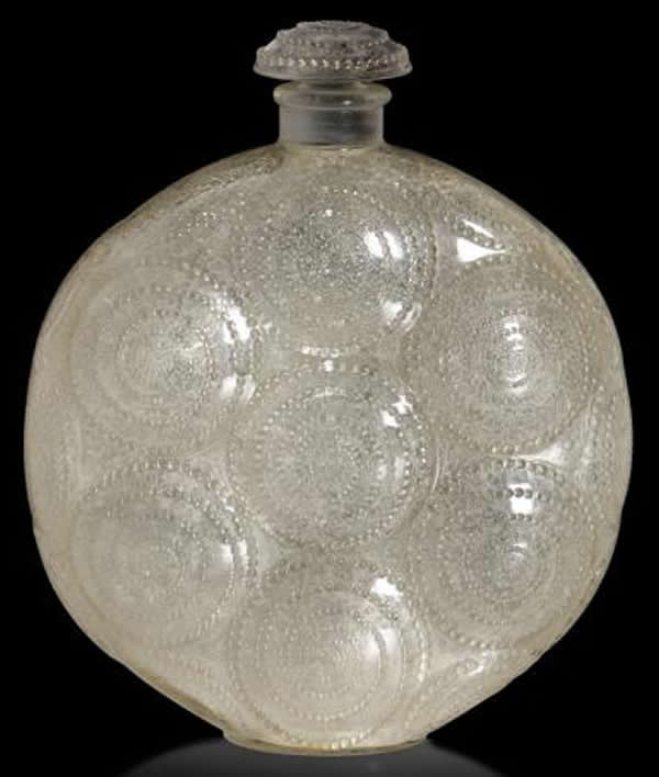 R. Lalique Relief Perfume Bottle