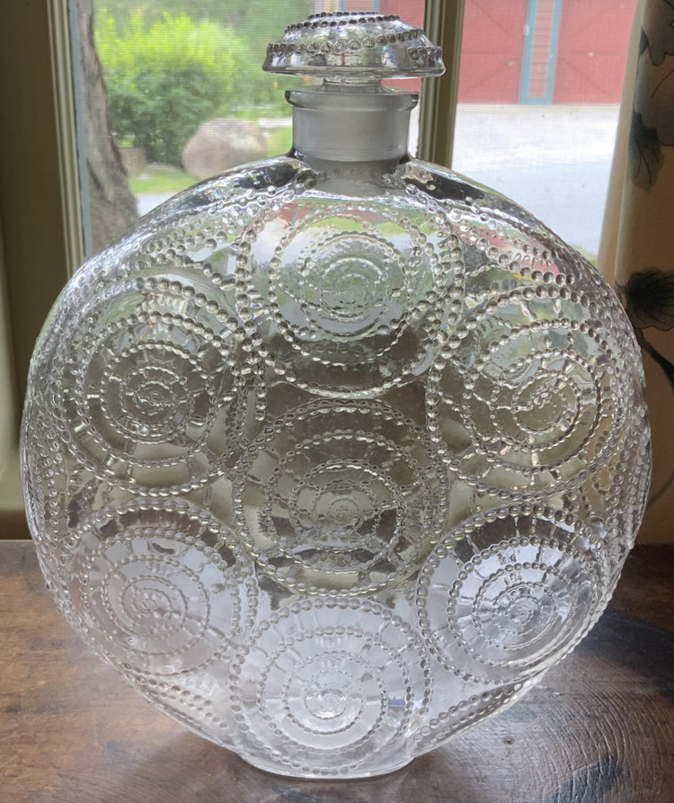 R. Lalique Relief Perfume Bottle