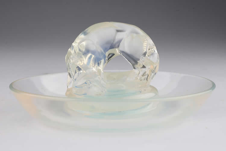 R. Lalique Renard Ashtray