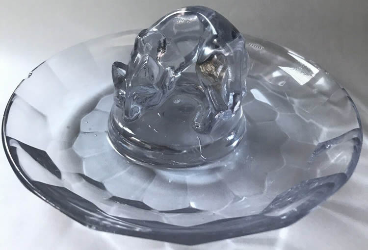 Rene Lalique Renard-2 Ashtray