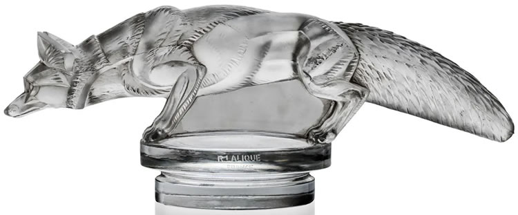 R. Lalique Renard Car Mascot