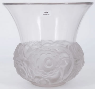 R. Lalique Renoncules Vase