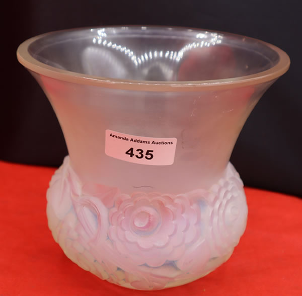 R. Lalique Renoncules Vase
