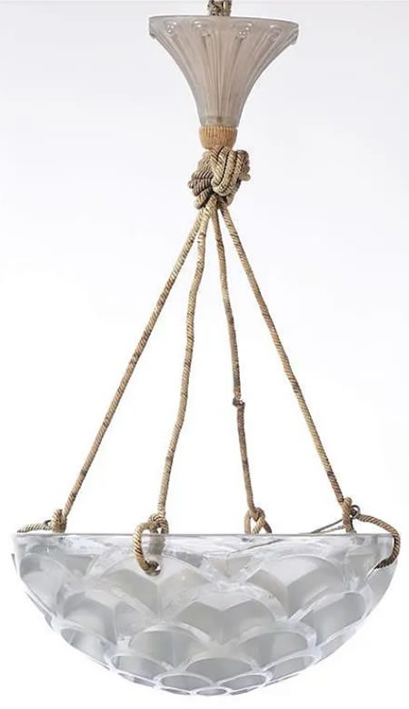 R. Lalique Rinceaux Chandelier