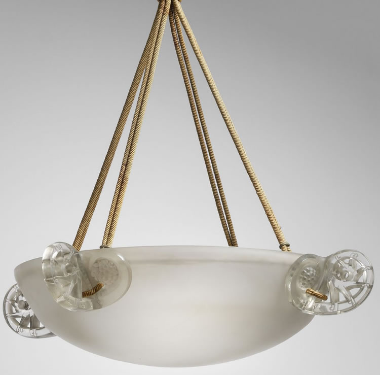 R. Lalique Ronces Chandelier