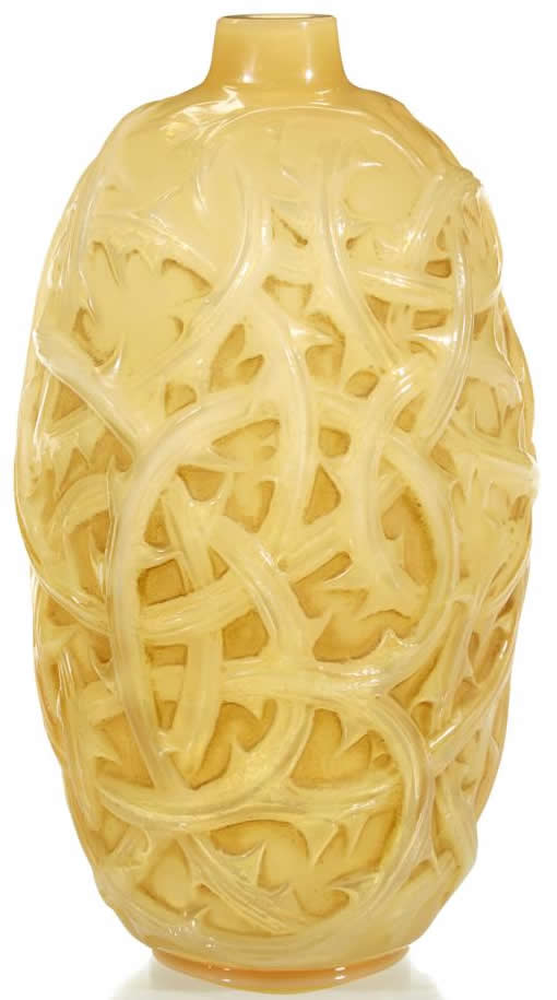 R. Lalique Ronces Vase