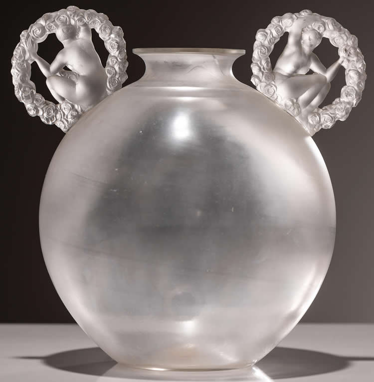 R. Lalique Ronsard Vase