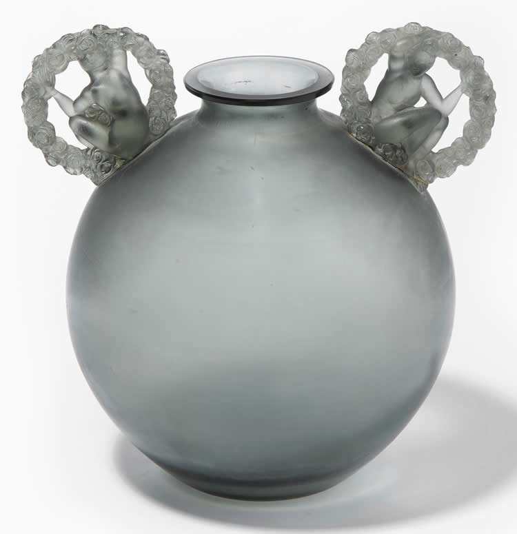 R. Lalique Ronsard Vase