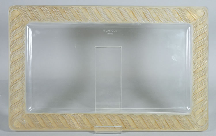 R. Lalique Rubans Tray