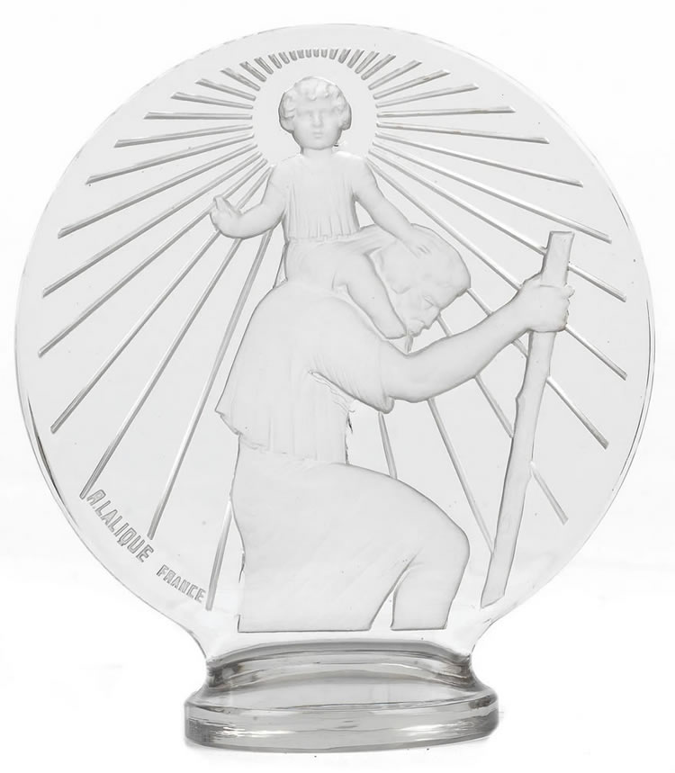 R. Lalique Saint-Christophe Car Mascot
