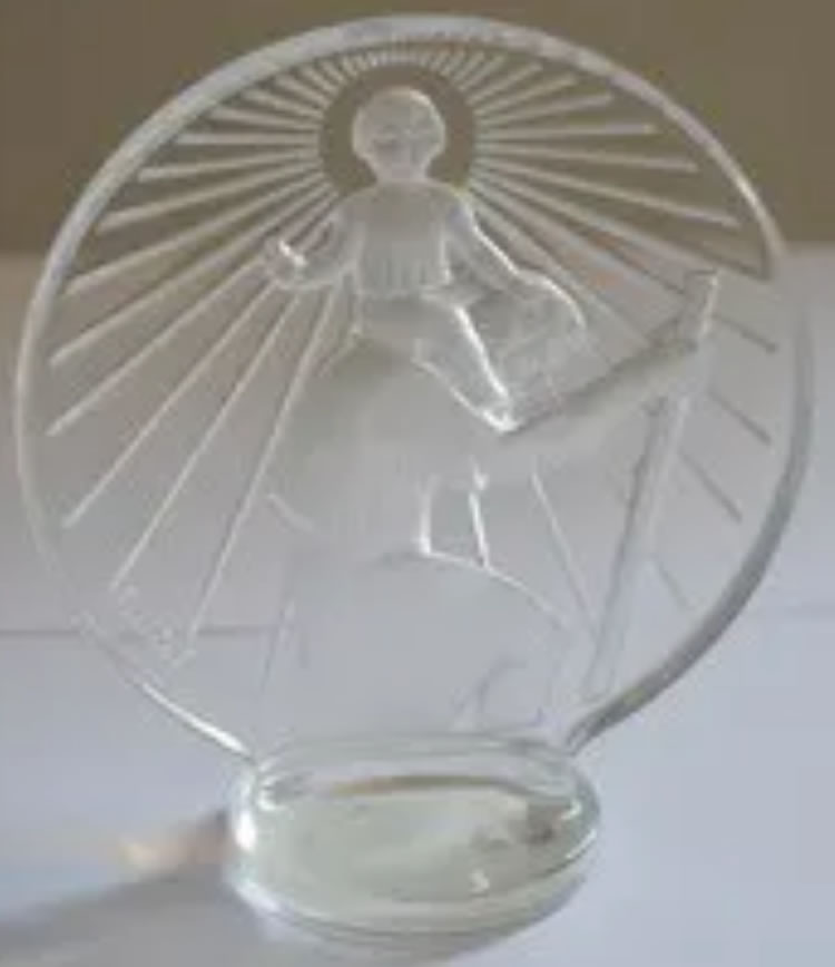 R. Lalique Saint-Christopher Car Mascot