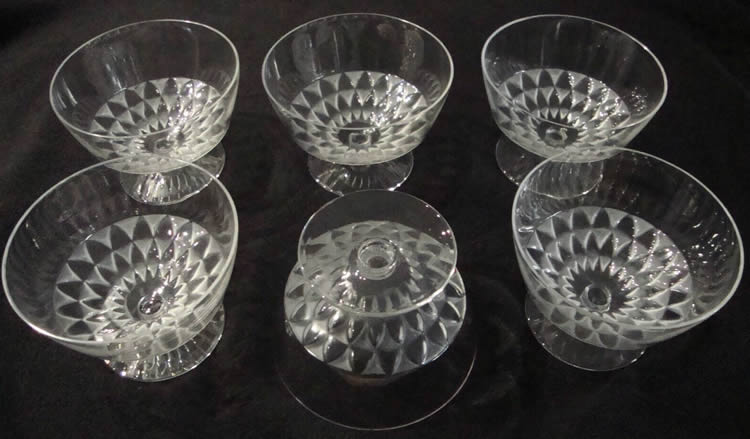 Rene Lalique Saint-Cyr Champagne Glass 