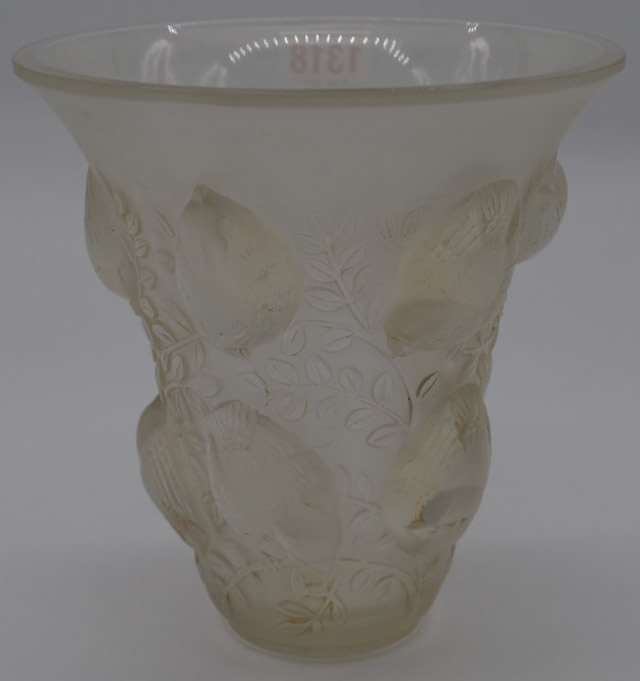 R. Lalique Saint Francois Vase