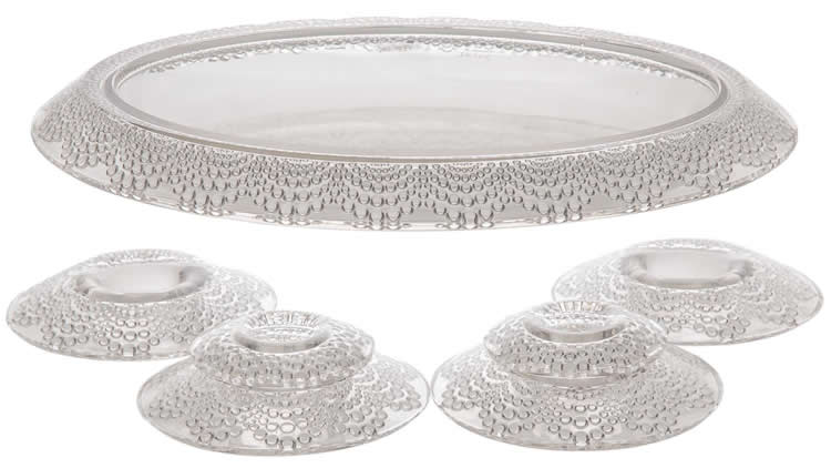 R. Lalique Saint-Gall Tableware