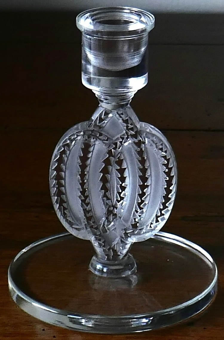 R. Lalique Saint-James Candleholder