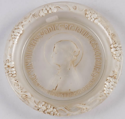 R. Lalique Sainte Odile Coaster