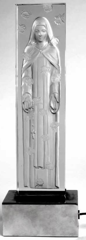 R. Lalique Sainte Therese de l'Enfant Jesus Statue