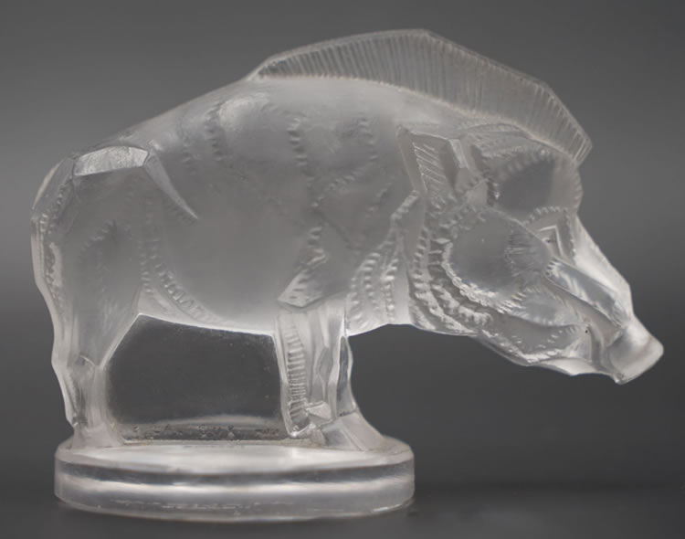 R. Lalique Sanglier Mascotte