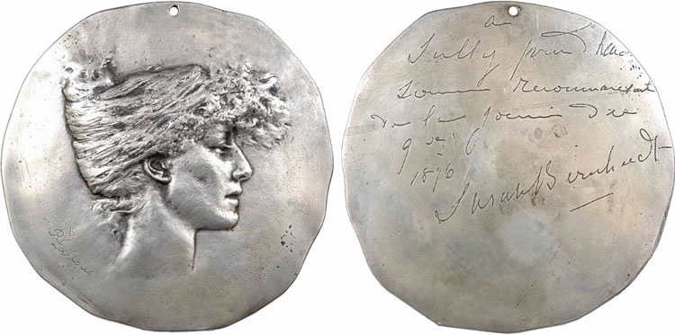 R. Lalique Sarah Bernhardt Medallion