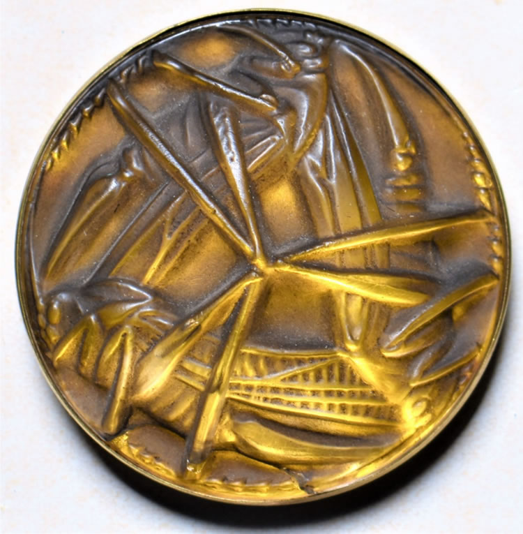 Rene Lalique Sauterelles Stickpin