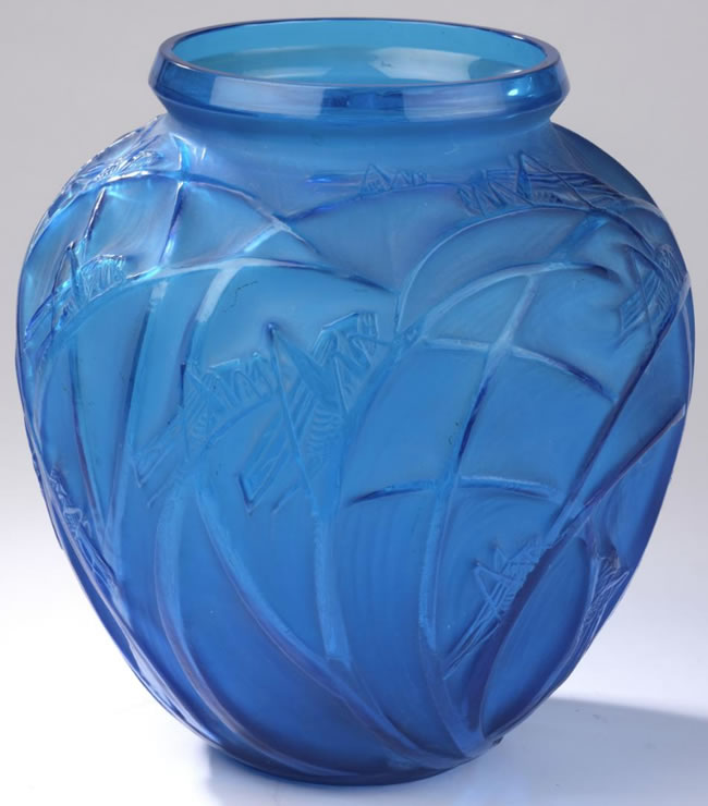 R. Lalique Sauterelles Vase