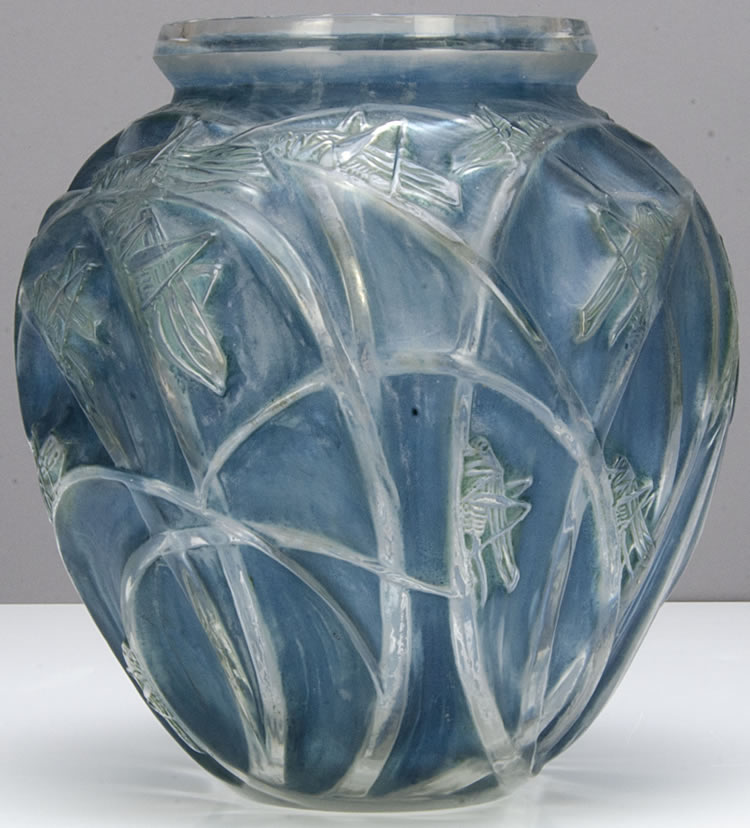 R. Lalique Sauterelles Vase
