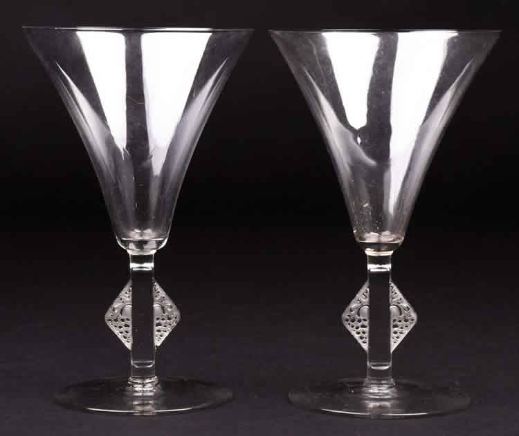 Rene Lalique Saverne Water Glass 