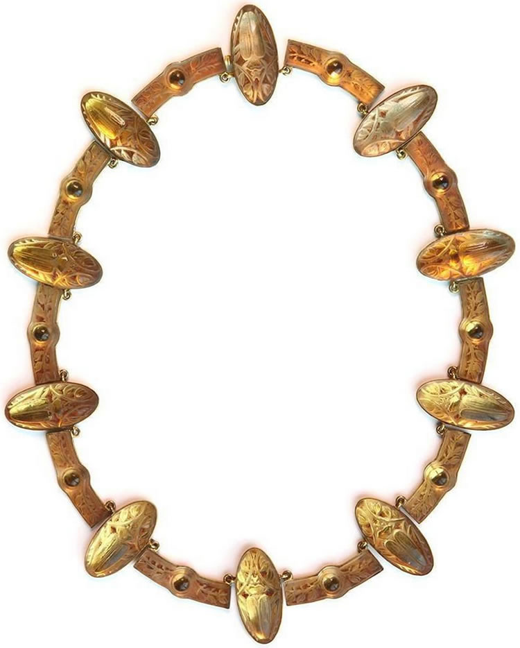 R. Lalique Scarabees Collier