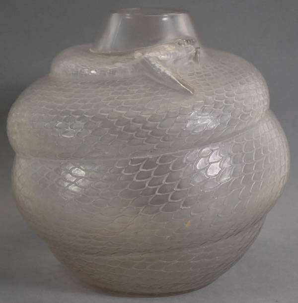 R. Lalique Serpent Vase