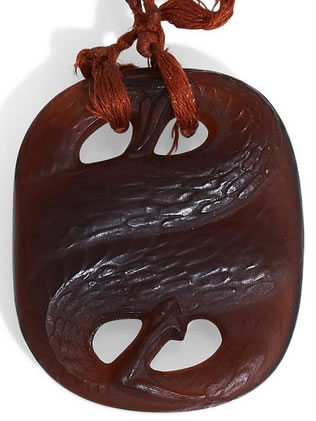 R. Lalique Serpents Pendant