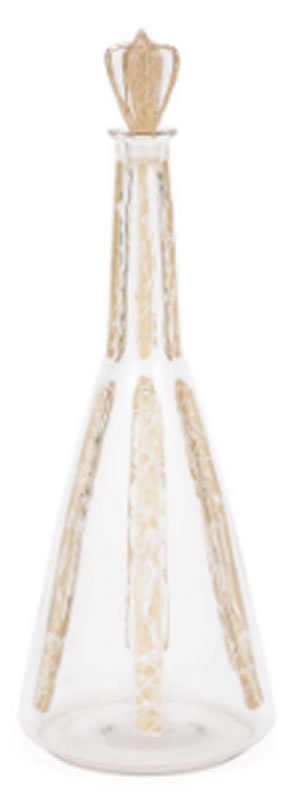 R. Lalique Six Figurines Carafe