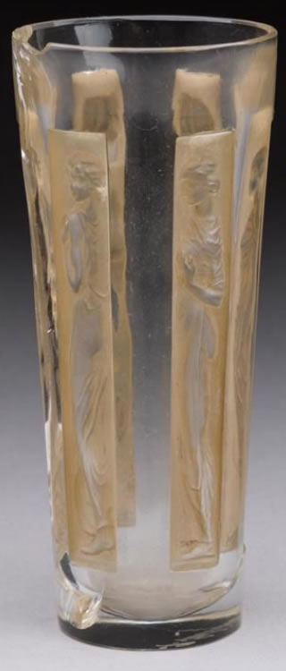R. Lalique Six Figurines Shot Glass