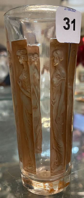 R. Lalique Six Figurines Shot Glass
