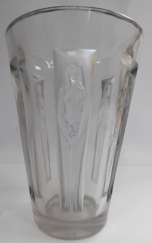 R. Lalique Six Figurines Vase