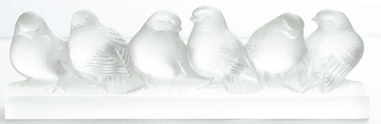 R. Lalique Six Moineaux Decoration