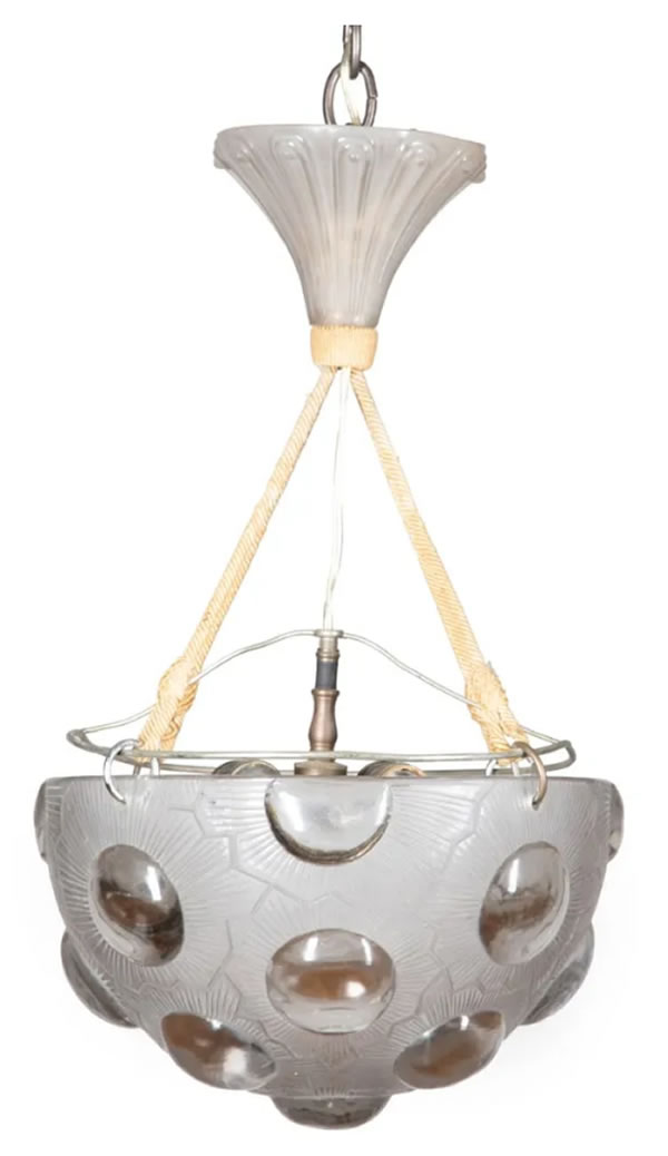 R. Lalique Soleil Chandelier
