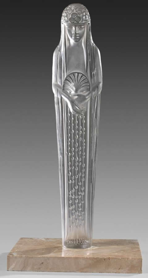R. Lalique Source De La Fontaine Galatee Statue