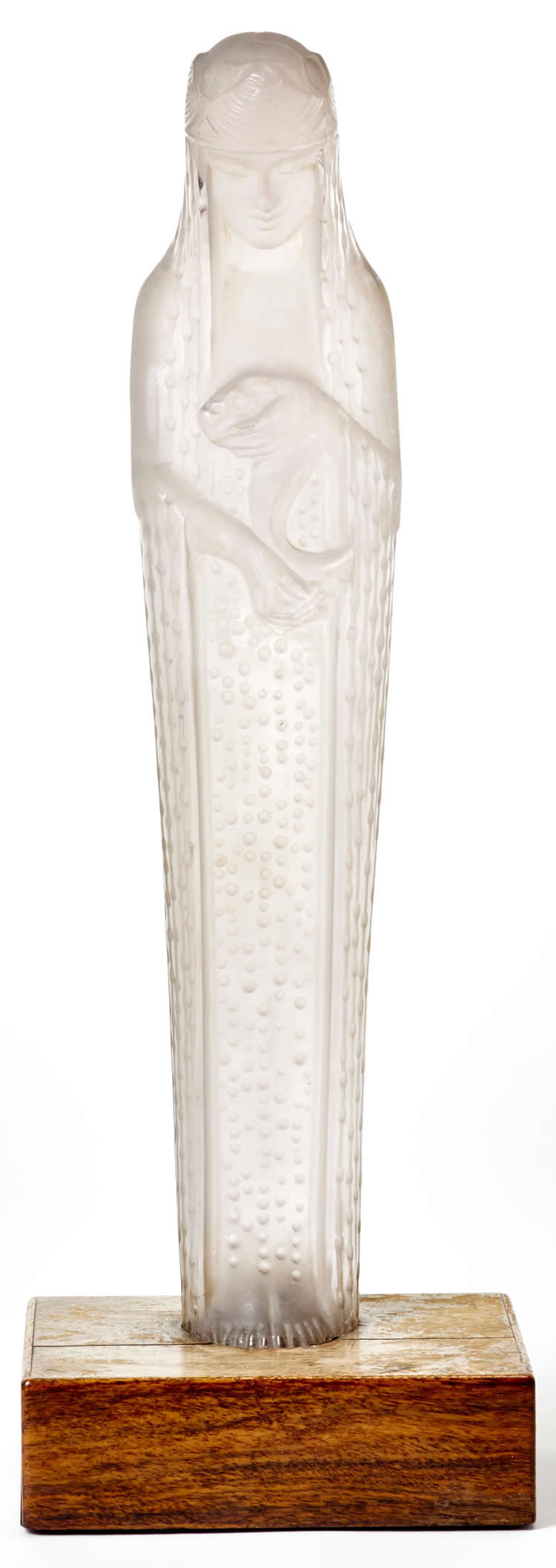 R. Lalique Source De La Fontaine Melite Statue