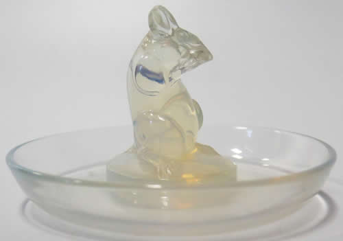 R. Lalique Souris Ashtray
